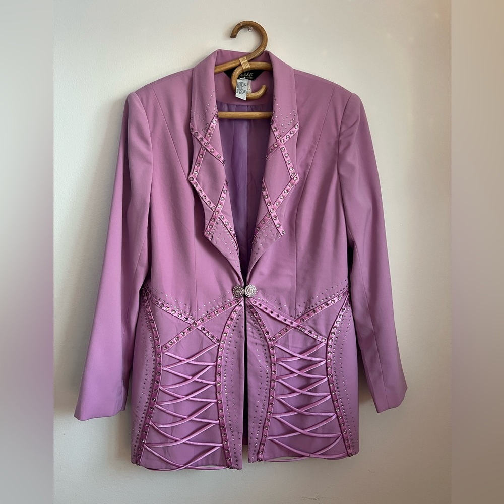 Elite Champagne Glamorous Lavender Blazer